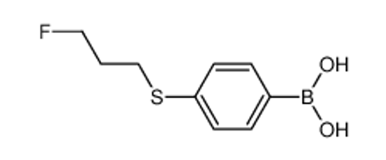 Picture of [4-(3-fluoropropylsulfanyl)phenyl]boronic acid