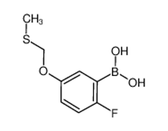 Picture of [2-fluoro-5-(methylsulfanylmethoxy)phenyl]boronic acid