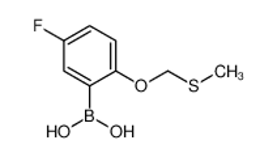 Picture of [5-fluoro-2-(methylsulfanylmethoxy)phenyl]boronic acid
