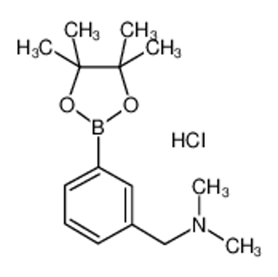Picture of N,N-dimethyl-1-[3-(4,4,5,5-tetramethyl-1,3,2-dioxaborolan-2-yl)phenyl]methanamine,hydrochloride