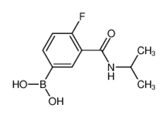 Picture of (4-Fluoro-3-(isopropylcarbamoyl)phenyl)boronic acid