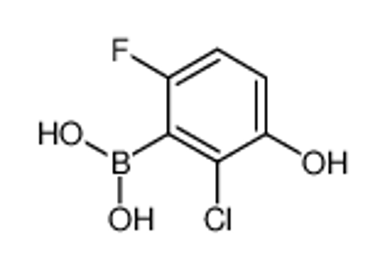 Picture of 2-Chloro-6-fluoro-3-hydroxyphenylboronic acid