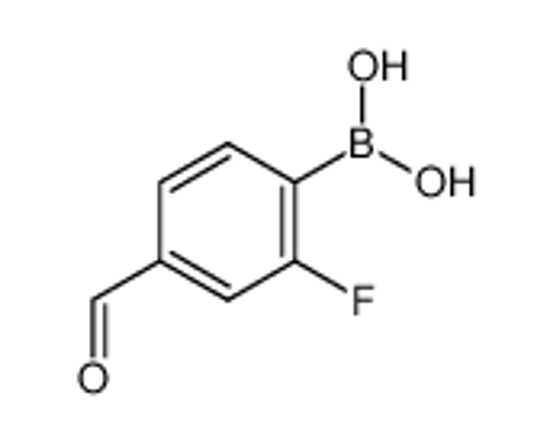 Picture of (2-Fluoro-4-formylphenyl)boronic acid