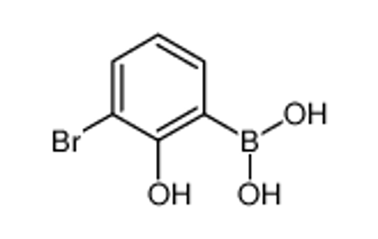 Picture of (3-bromo-2-hydroxyphenyl)boronic acid