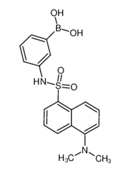 Изображение [3-[[5-(dimethylamino)naphthalen-1-yl]sulfonylamino]phenyl]boronic acid