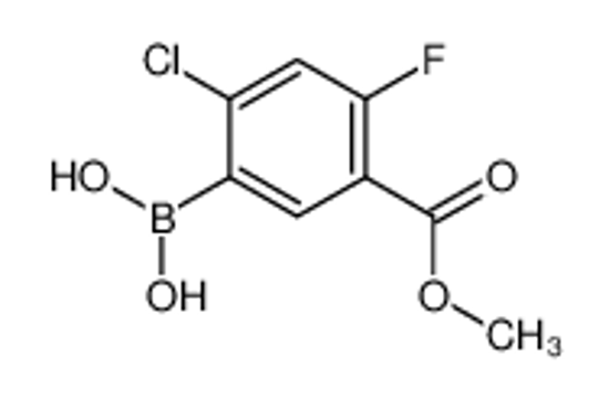Picture of (2-Chloro-4-fluoro-5-(methoxycarbonyl)phenyl)boronic acid