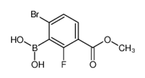 Picture of (6-Bromo-2-fluoro-3-(methoxycarbonyl)phenyl)boronic acid