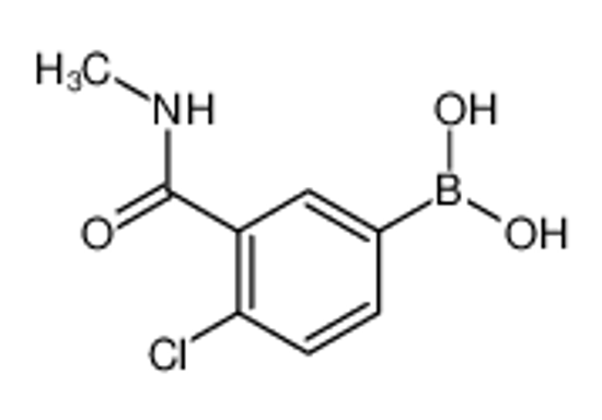 Picture of [4-chloro-3-(methylcarbamoyl)phenyl]boronic acid