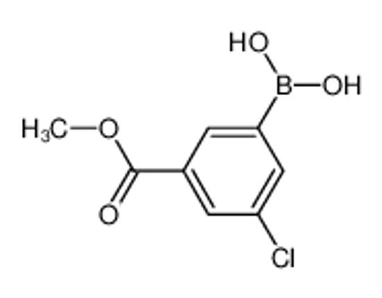 Picture of (3-Chloro-5-(methoxycarbonyl)phenyl)boronic acid