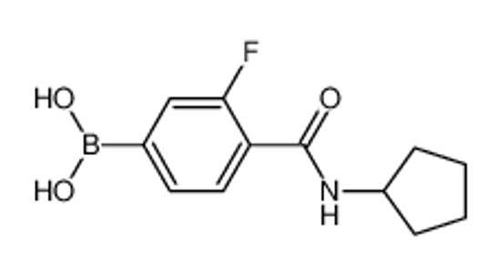 Picture of (4-(Cyclopentylcarbamoyl)-3-fluorophenyl)boronic acid