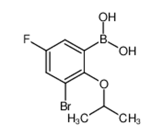Imagem de (3-bromo-5-fluoro-2-propan-2-yloxyphenyl)boronic acid