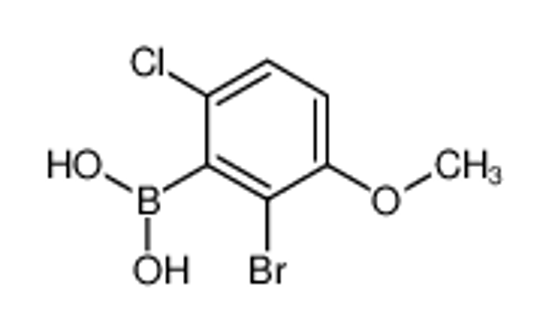 Picture of (2-Bromo-6-chloro-3-methoxyphenyl)boronic acid