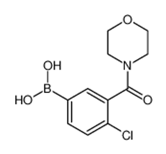 Picture of (4-Chloro-3-(morpholine-4-carbonyl)phenyl)boronic acid