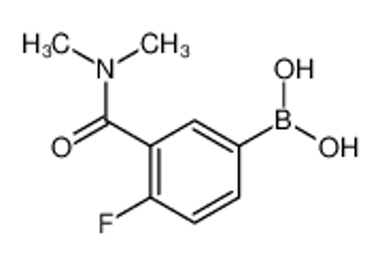 Picture of [3-(dimethylcarbamoyl)-4-fluorophenyl]boronic acid
