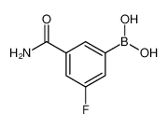 Picture of (3-carbamoyl-5-fluorophenyl)boronic acid