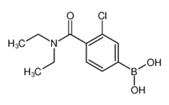 Picture of [3-chloro-4-(diethylcarbamoyl)phenyl]boronic acid