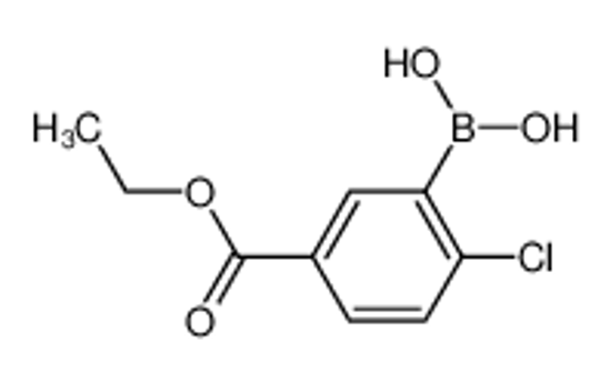 Picture of (2-Chloro-5-(ethoxycarbonyl)phenyl)boronic acid