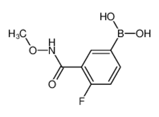 Picture of [4-fluoro-3-(methoxycarbamoyl)phenyl]boronic acid