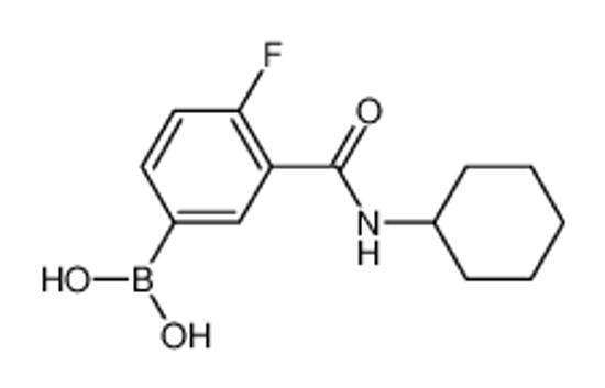 Imagem de (3-(Cyclohexylcarbamoyl)-4-fluorophenyl)boronic acid