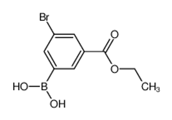Picture of (3-Bromo-5-(ethoxycarbonyl)phenyl)boronic acid