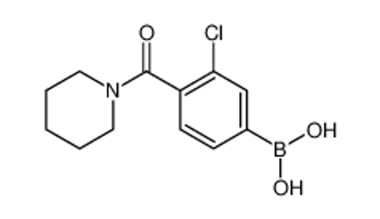 Picture of [3-chloro-4-(piperidine-1-carbonyl)phenyl]boronic acid