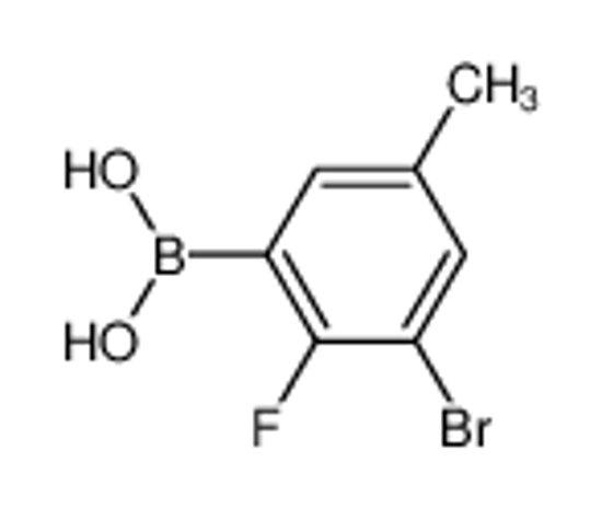 Picture of (3-Bromo-2-fluoro-5-methylphenyl)boronic acid