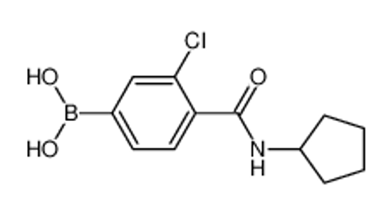Picture of [3-chloro-4-(cyclopentylcarbamoyl)phenyl]boronic acid