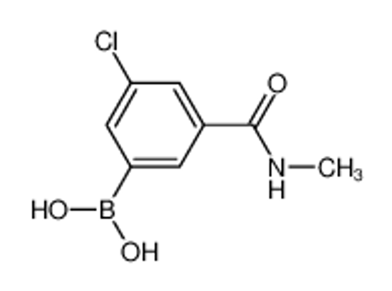 Picture of [3-chloro-5-(methylcarbamoyl)phenyl]boronic acid