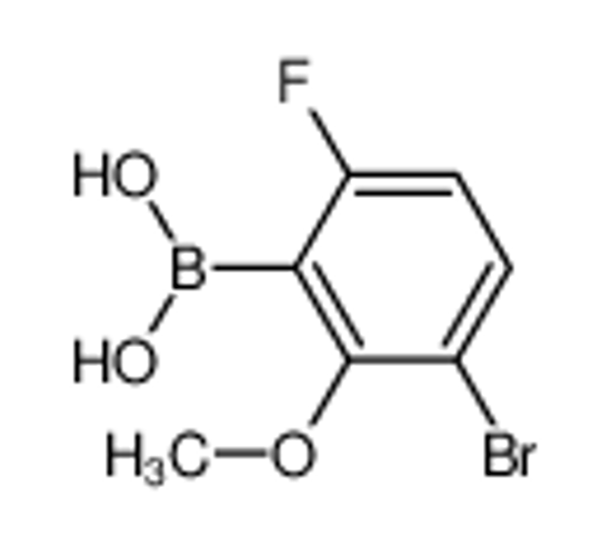 Picture of (3-Bromo-6-fluoro-2-methoxyphenyl)boronic acid