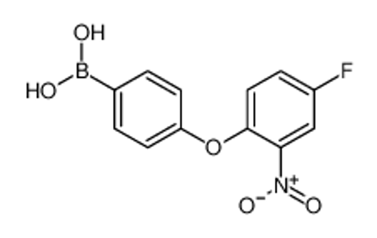 Picture of (4-(4-Fluoro-2-nitrophenoxy)phenyl)boronic acid