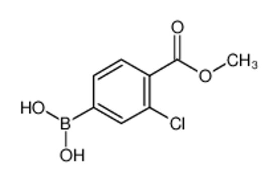 Picture of (3-CHLORO-4-METHOXYCARBONYL)BENZENEBORONIC ACID