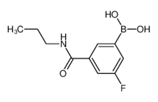 Picture of (3-Fluoro-5-(propylcarbamoyl)phenyl)boronic acid