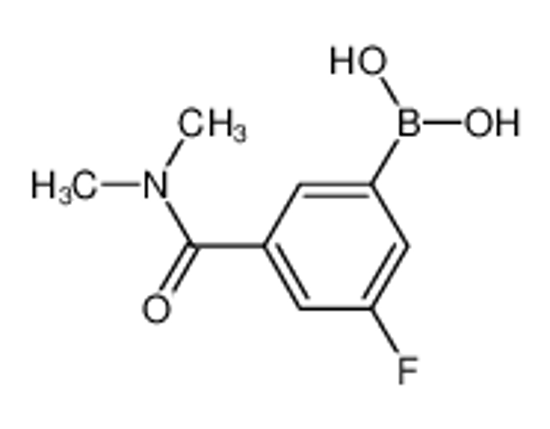 Изображение (3-(Dimethylcarbamoyl)-5-fluorophenyl)boronic acid