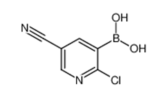 Picture of (2-chloro-5-cyanopyridin-3-yl)boronic acid