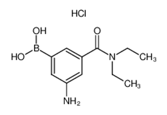 Picture of (3-Amino-5-(diethylcarbamoyl)phenyl)boronic acid hydrochloride