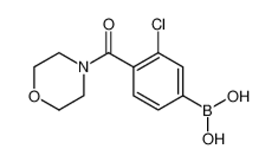 Picture of [3-chloro-4-(morpholine-4-carbonyl)phenyl]boronic acid
