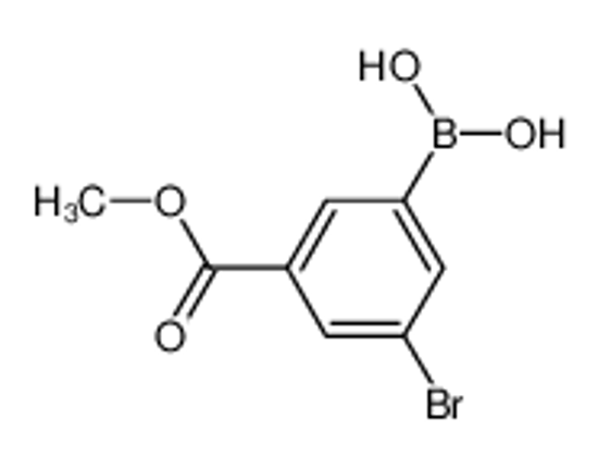Picture of (3-Bromo-5-(methoxycarbonyl)phenyl)boronic acid