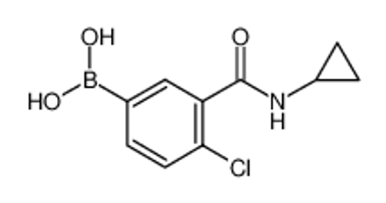 Picture of (4-Chloro-3-(cyclopropylcarbamoyl)phenyl)boronic acid