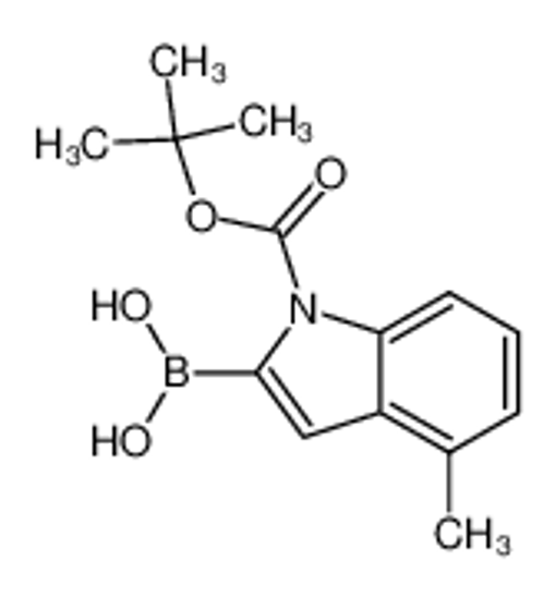 Picture of [4-methyl-1-[(2-methylpropan-2-yl)oxycarbonyl]indol-2-yl]boronic acid