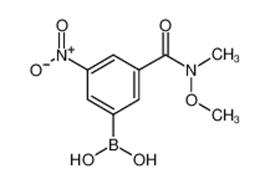 Picture of [3-[methoxy(methyl)carbamoyl]-5-nitrophenyl]boronic acid
