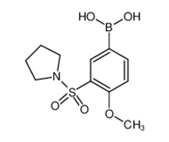Picture of (4-Methoxy-3-(pyrrolidin-1-ylsulfonyl)phenyl)boronic acid