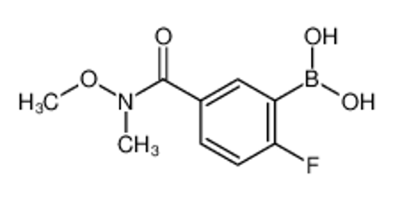 Picture of [2-fluoro-5-[methoxy(methyl)carbamoyl]phenyl]boronic acid