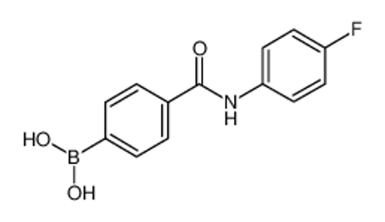 Picture of [4-[(4-fluorophenyl)carbamoyl]phenyl]boronic acid