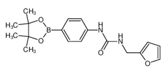 Picture of 1-(FURAN-2-YLMETHYL)-3-[4-(4,4,5,5-TETRAMETHYL-1,3,2-DIOXABOROLAN-2-YL)PHENYL]UREA