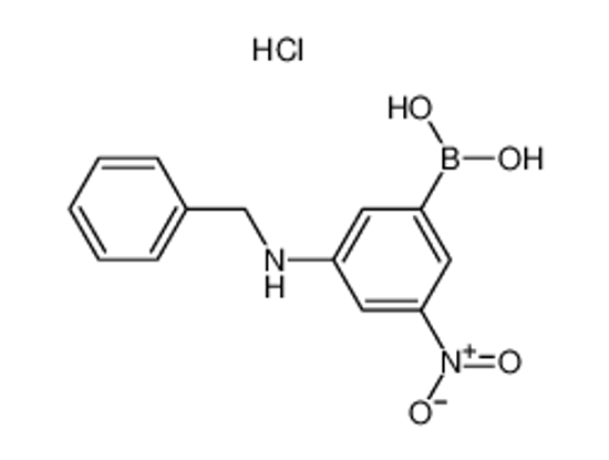 Picture of (3-(Benzylamino)-5-nitrophenyl)boronic acid hydrochloride