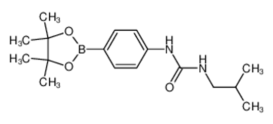 Picture of 1-(2-methylpropyl)-3-[4-(4,4,5,5-tetramethyl-1,3,2-dioxaborolan-2-yl)phenyl]urea