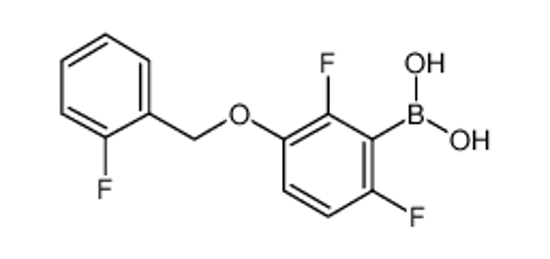 Picture of [2,6-difluoro-3-[(2-fluorophenyl)methoxy]phenyl]boronic acid