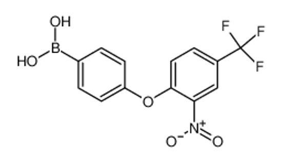 Picture of [4-[2-nitro-4-(trifluoromethyl)phenoxy]phenyl]boronic acid