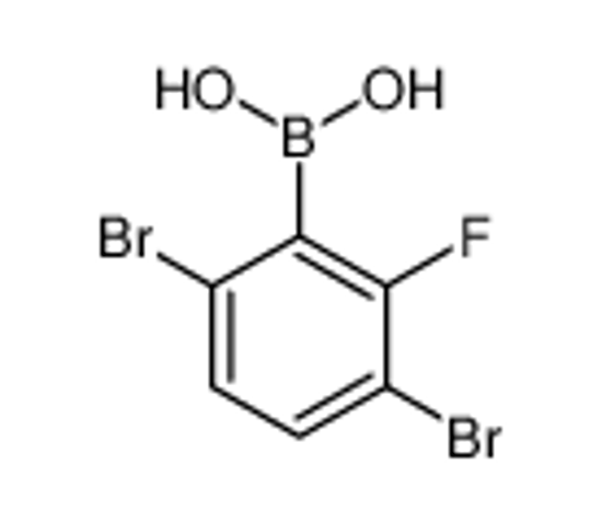 Picture of (3,6-dibromo-2-fluorophenyl)boronic acid