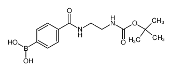 Picture of (4-((2-((tert-Butoxycarbonyl)amino)ethyl)carbamoyl)phenyl)boronic acid